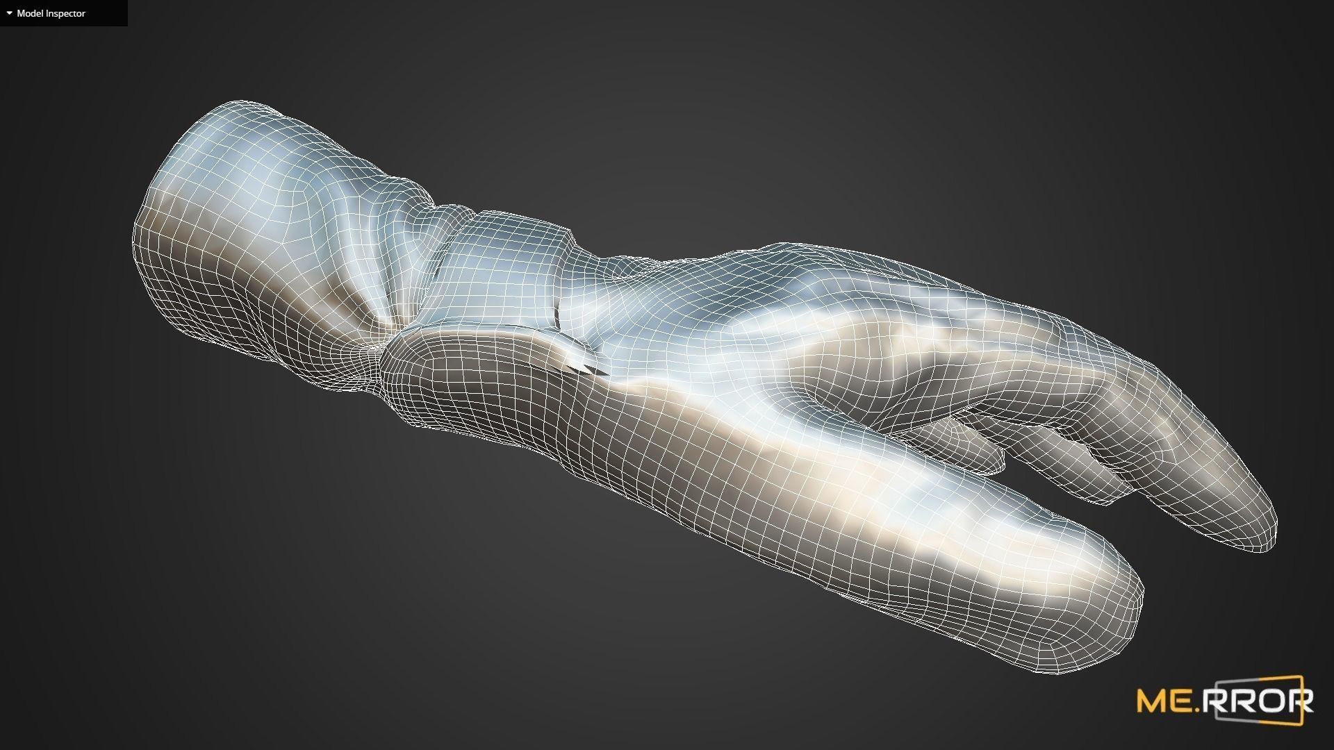 Game Ready Millitary Tactical Glove Low-poly 3D model_19