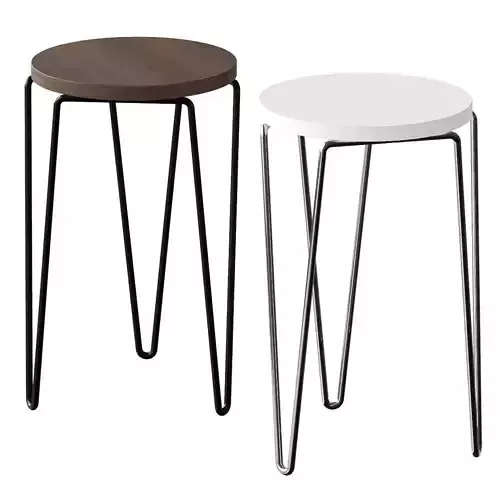 KNOLL Florence Knoll Hairpin Stacking Side Table