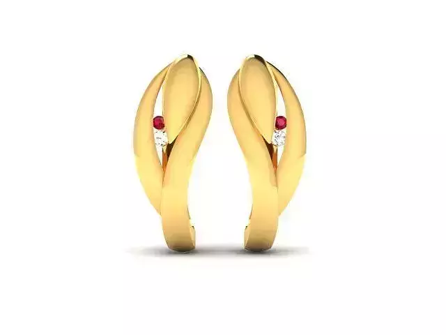 Women Earring 3dm STL OBJ FBX Render Details 3D print model