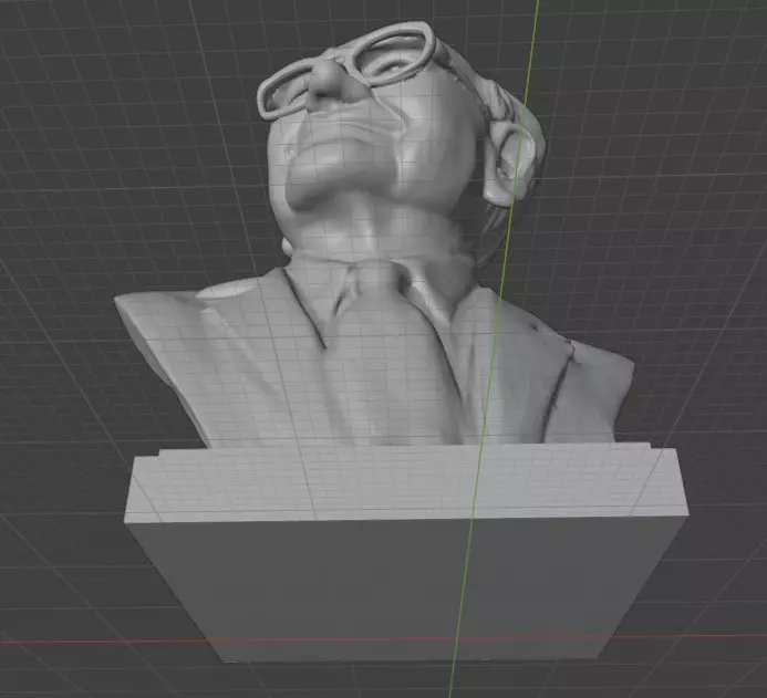 Warren Buffett 3D print model_9
