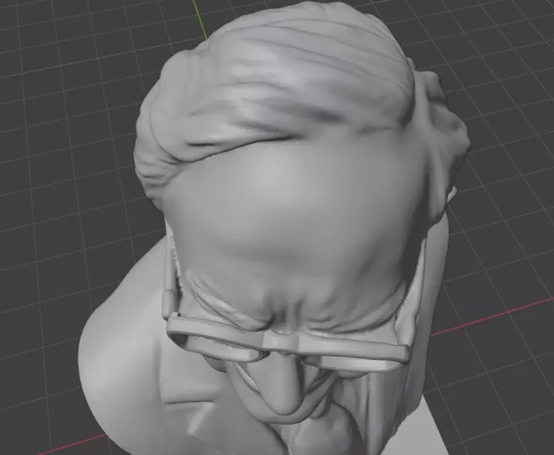 Warren Buffett 3D print model_19