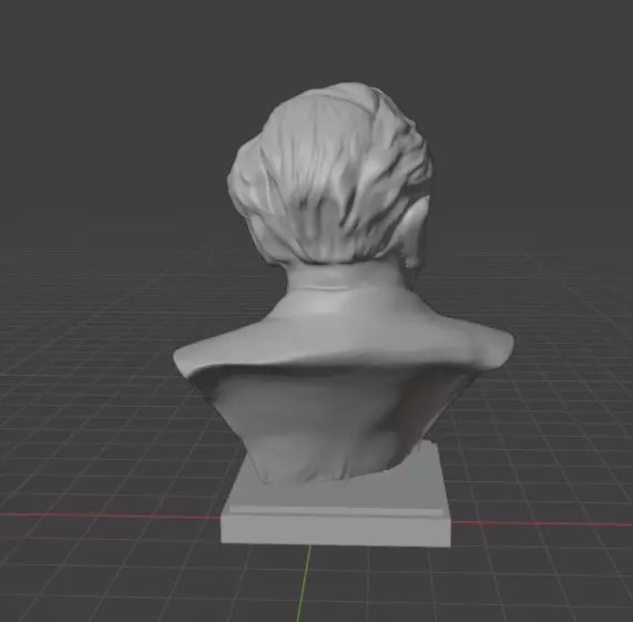 Warren Buffett 3D print model_13