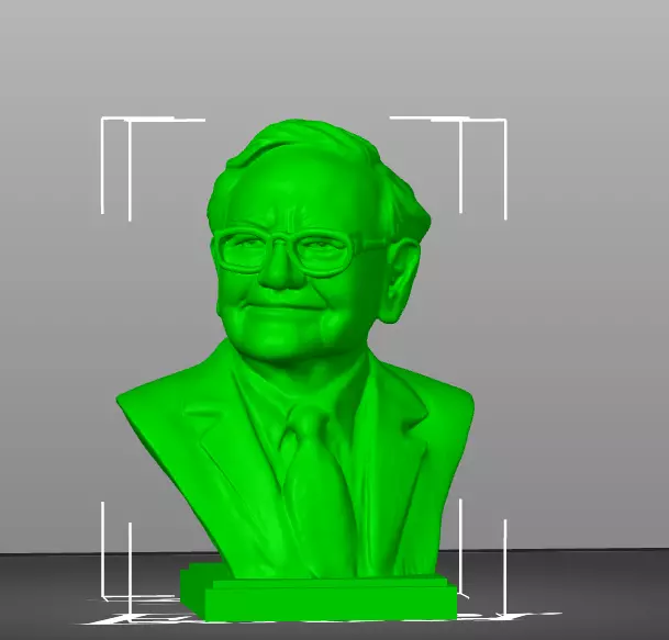 Warren Buffett 3D print model_27