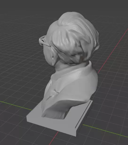 Warren Buffett 3D print model_14