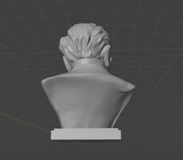 Warren Buffett 3D print model_8