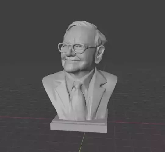 Warren Buffett 3D print model