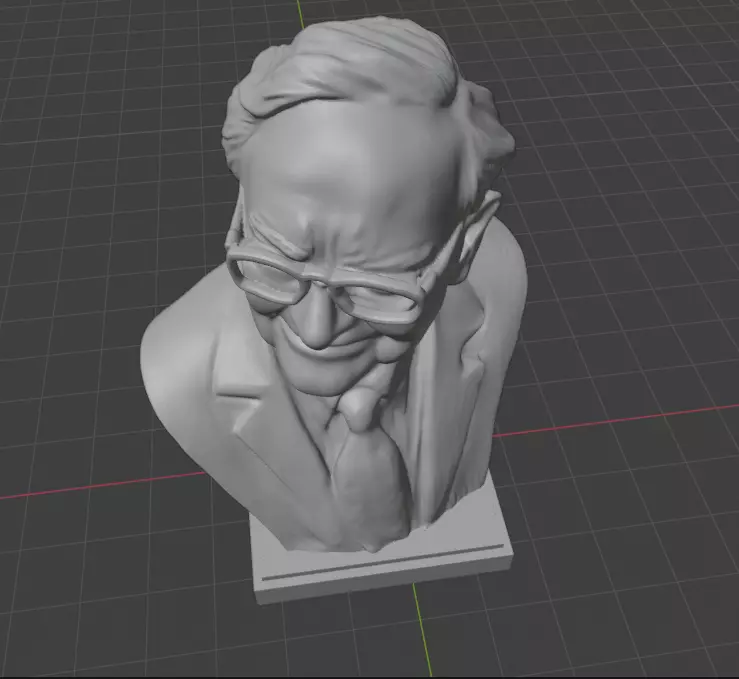 Warren Buffett 3D print model_24
