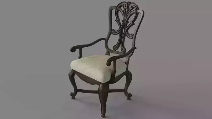 Dining Room Rhapsody Wood Back Arm Chair