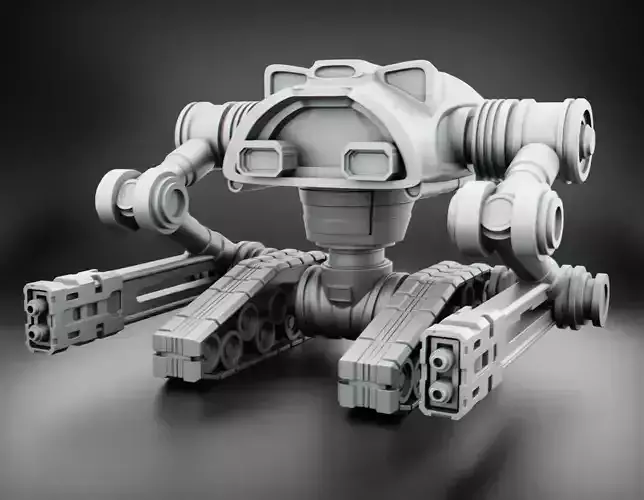 Robot tank 3D Print model 3D print model