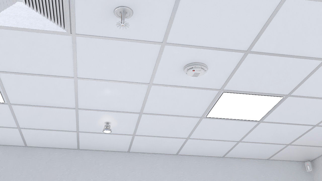 Ceiling tiles 3D model_4