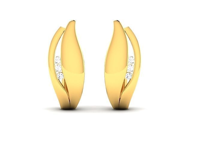 Women Earring 3dm STL OBJ FBX Render Details 3D print model