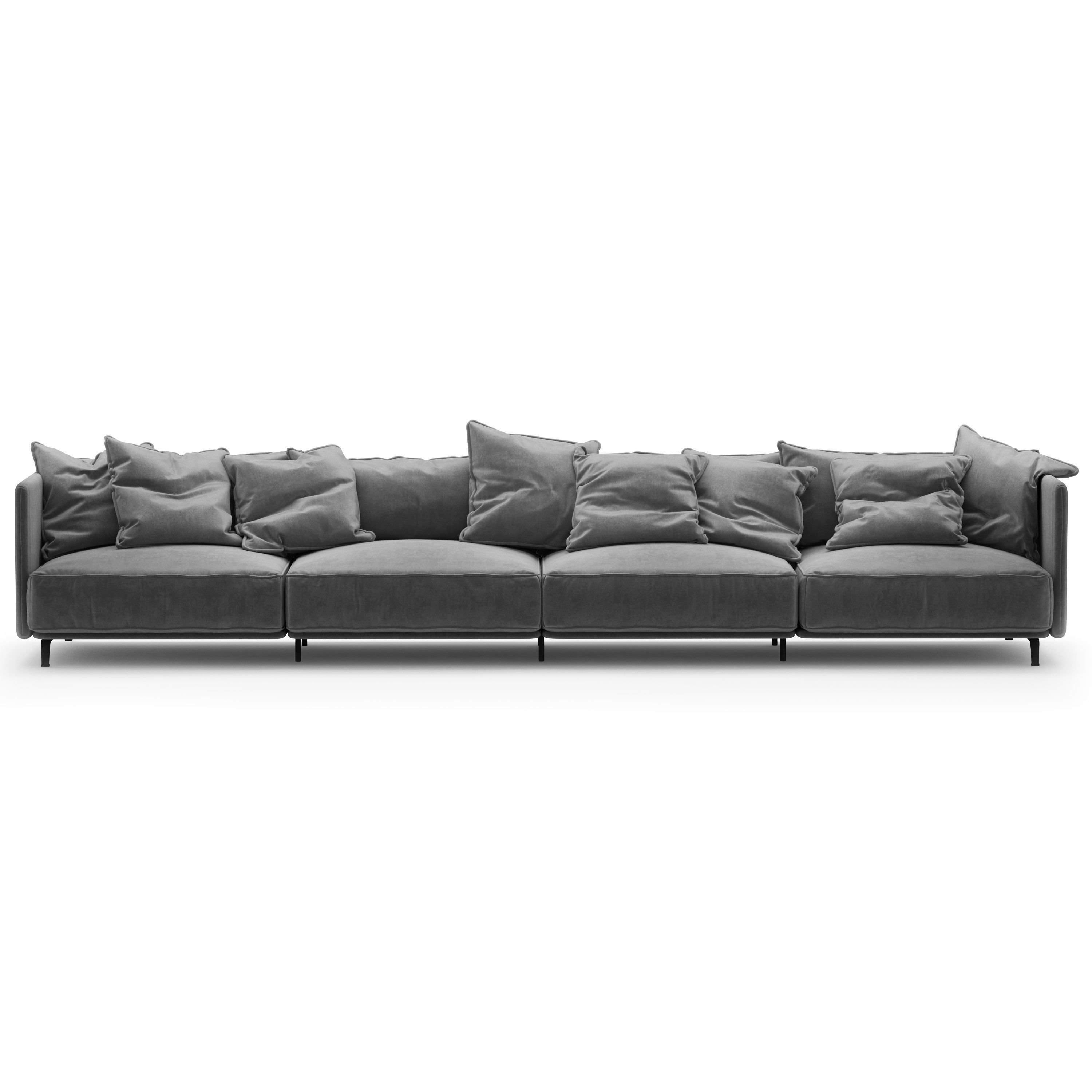 Arflex sofa K2 4 seats 3D model_3