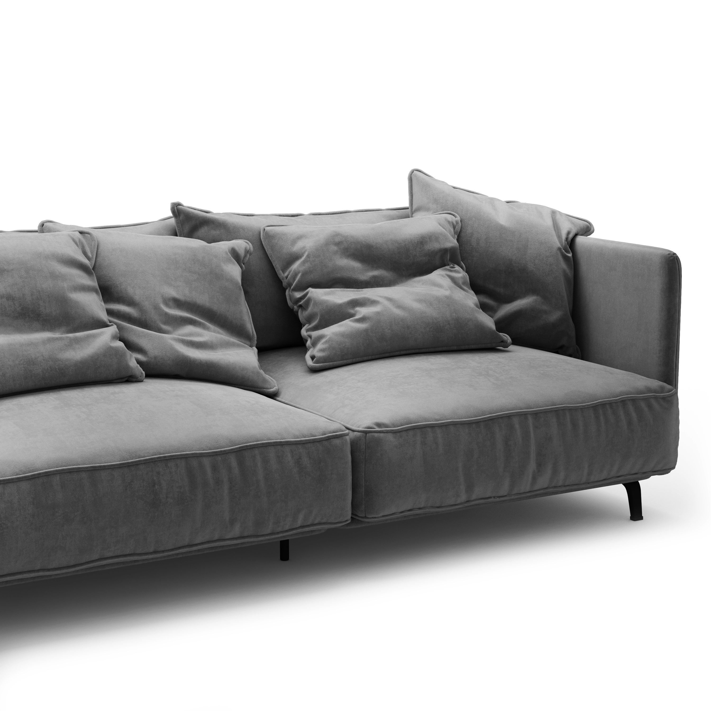 Arflex sofa K2 4 seats 3D model_4