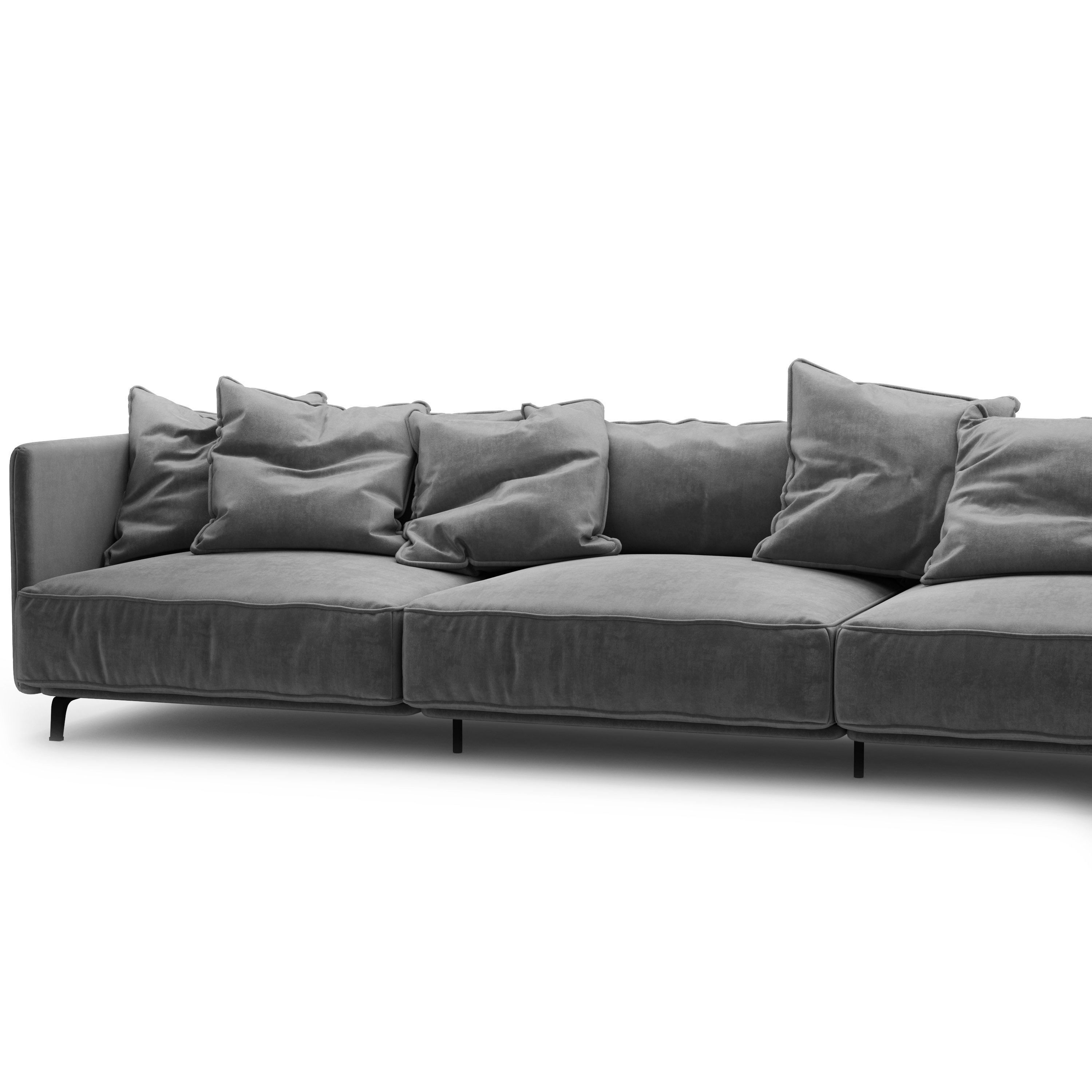 Arflex sofa K2 4 seats 3D model_2