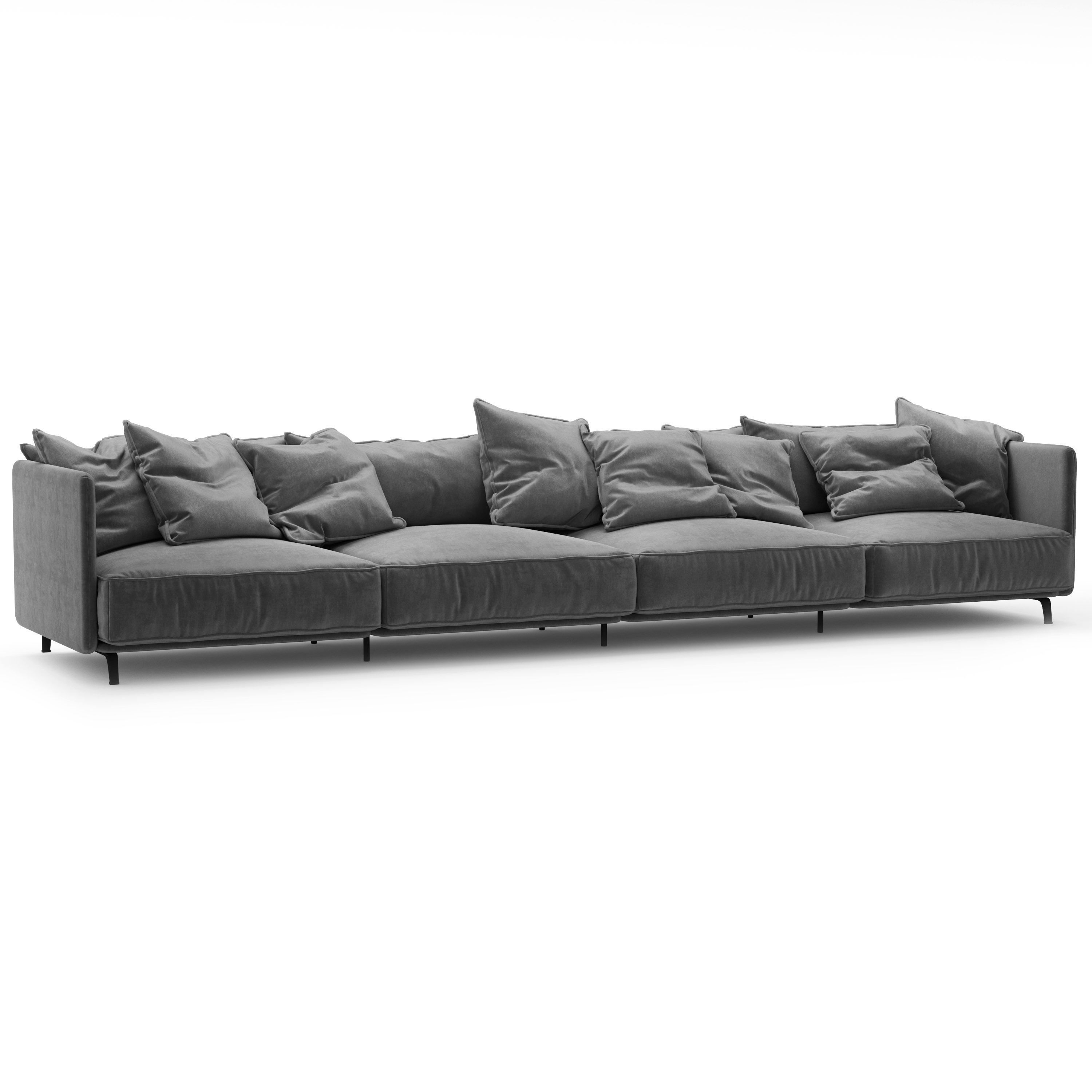 Arflex sofa K2 4 seats 3D model_1
