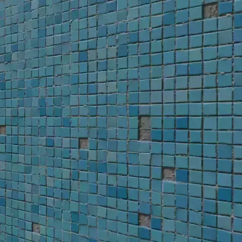 Dirty Blue mosaic tiles