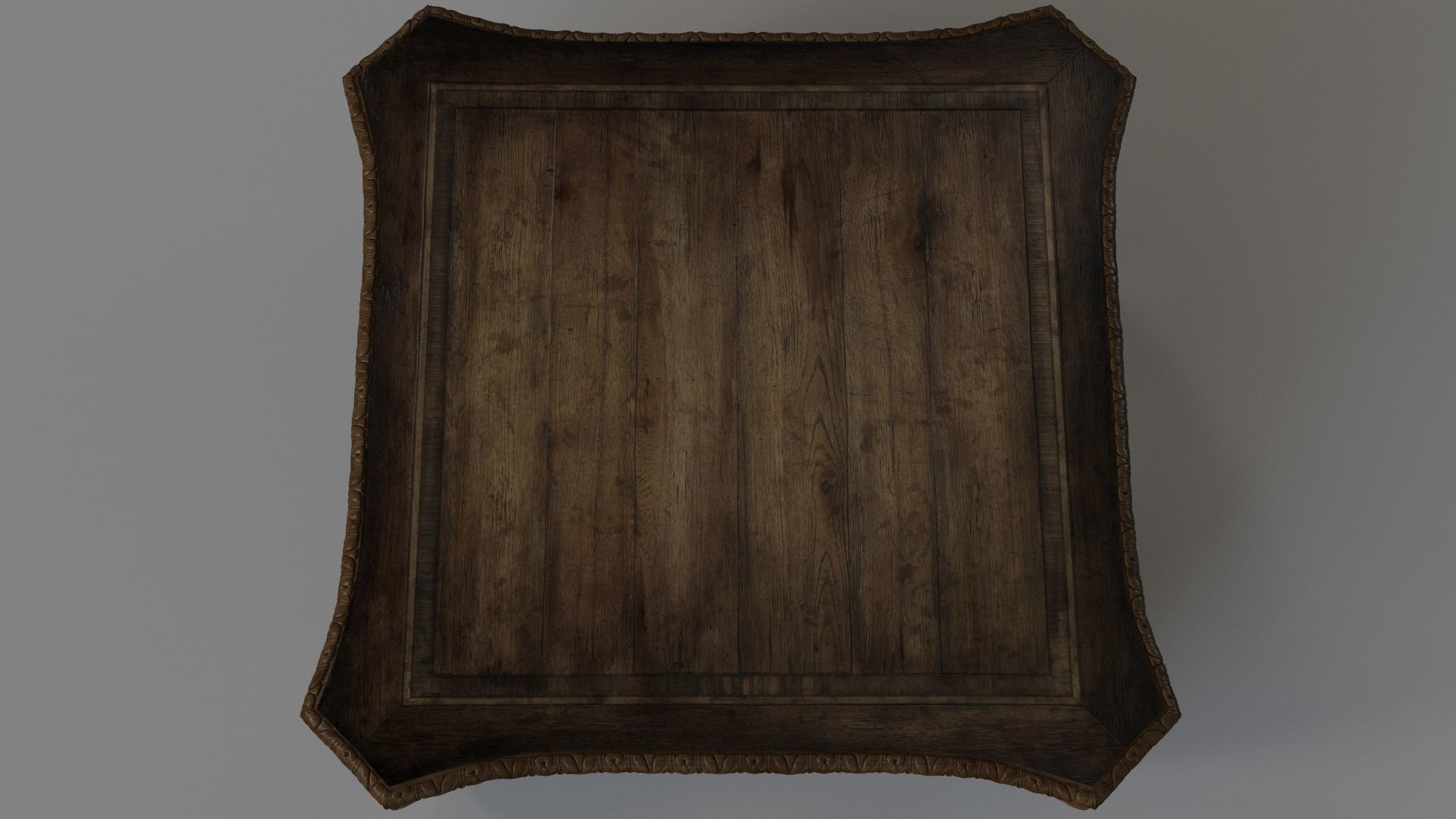 Living Room Rhapsody Square Cocktail Table 3D model_3