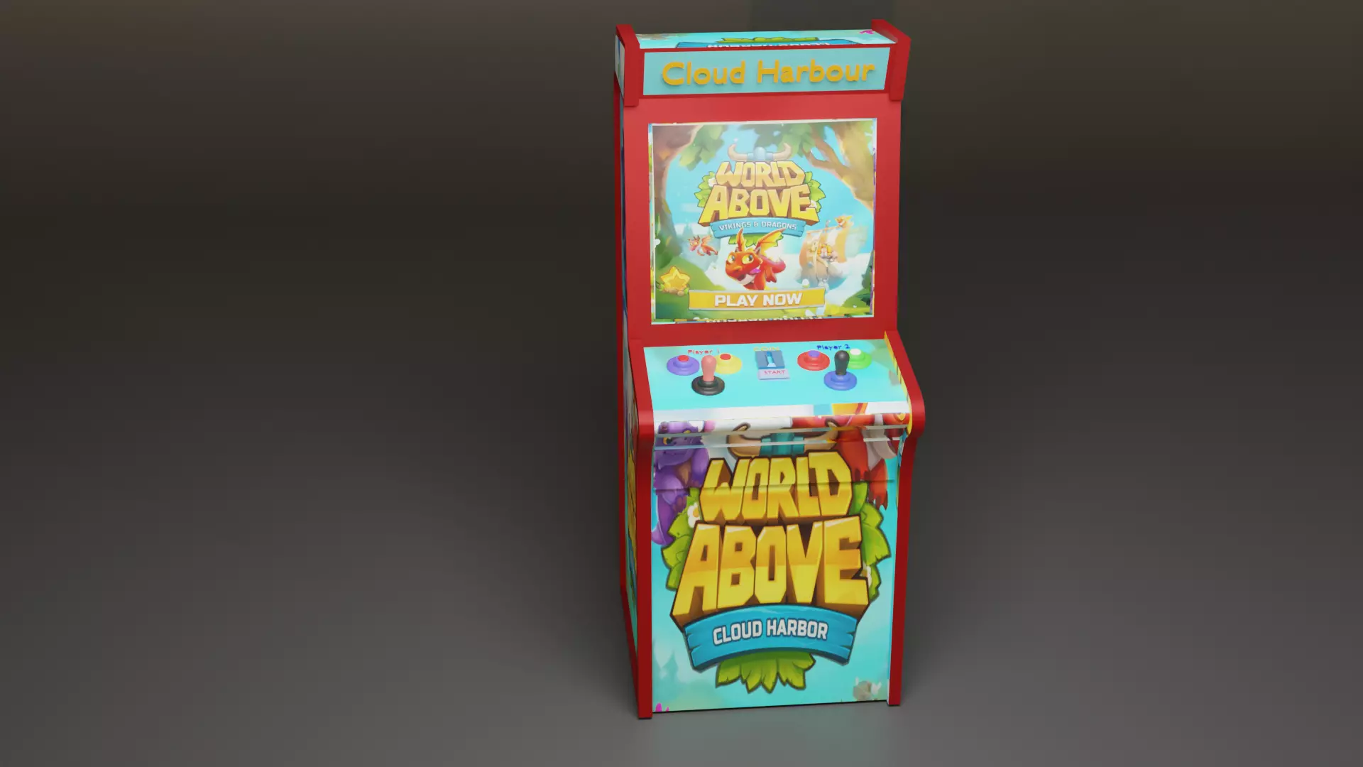 Arcade Game Machine Free 3D  Free 3D model_0