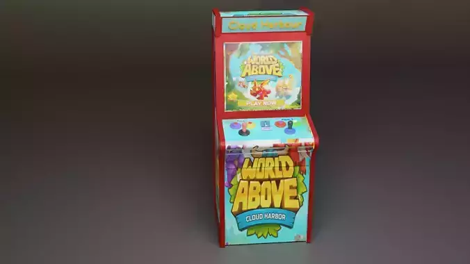 Arcade Game Machine Free 3D  Free 3D model