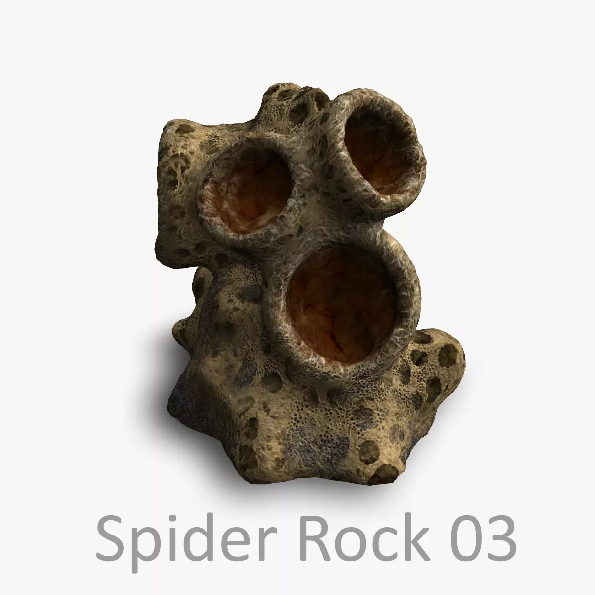 Spider Rock 03 Low-poly 3D model