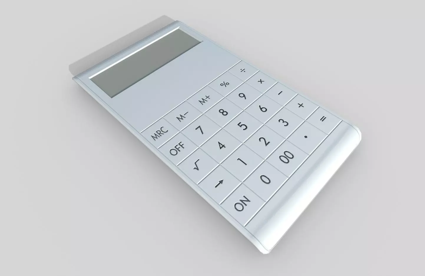 Calculator 02 Low-poly 3D model