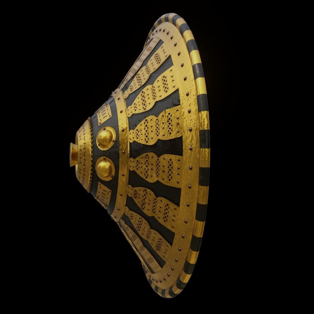 Ethiopian Warrior Shield  3D model_2