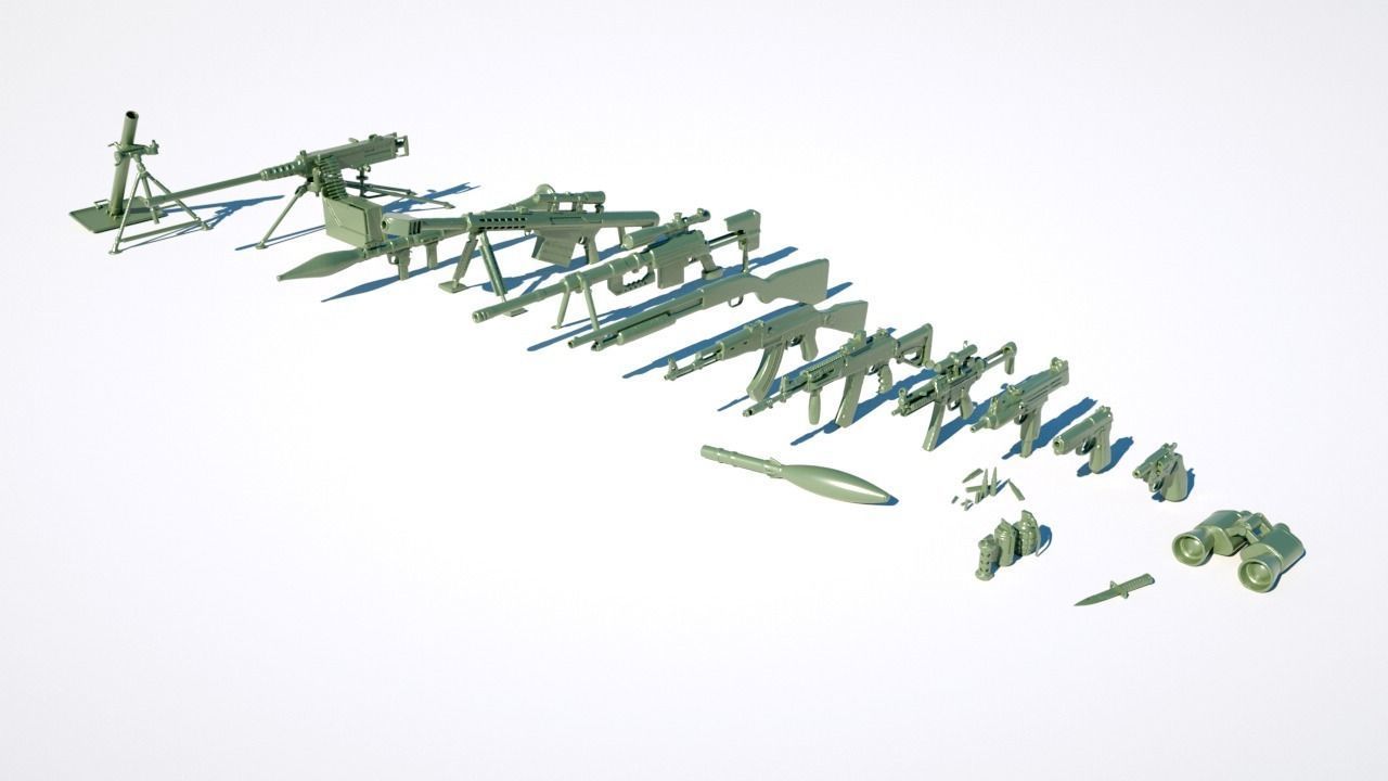 Military equipment 3D print model_2