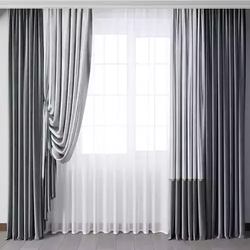 Hadi curtains 72 Blue