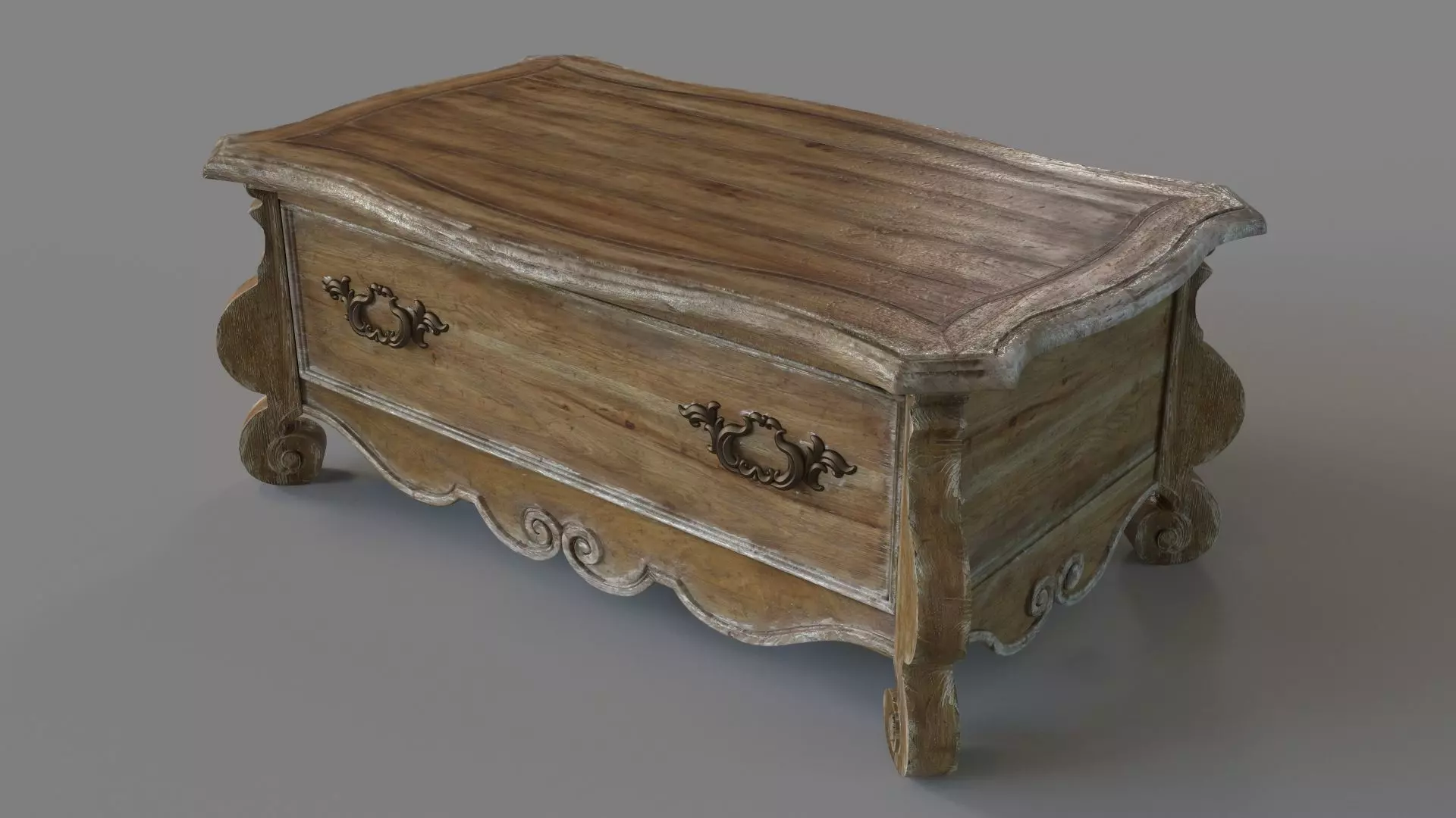 Living Room Chatelet Rectangle Cocktail Table 3D model_0