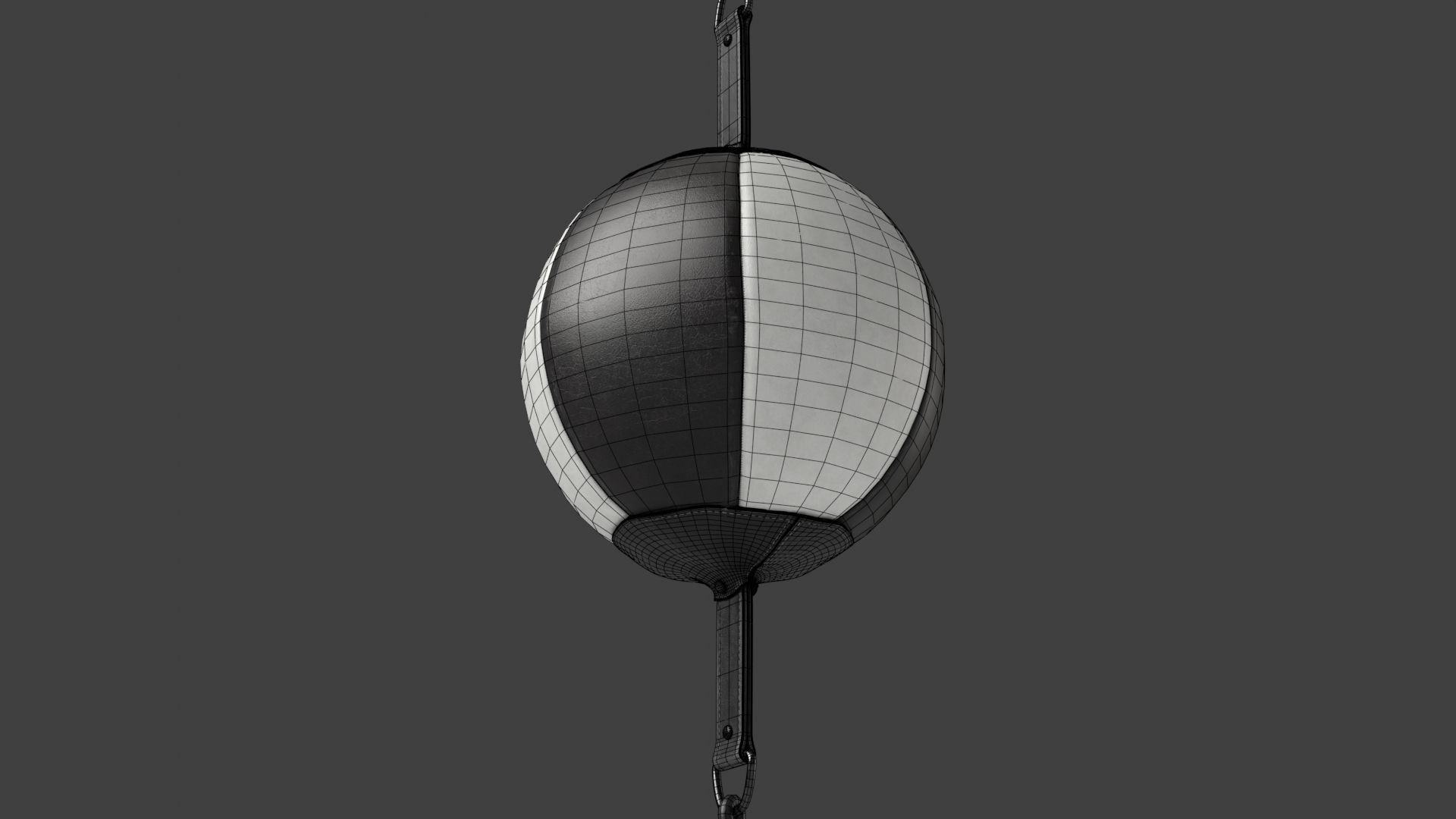 Punching Bag 8 Low-poly 3D model_15