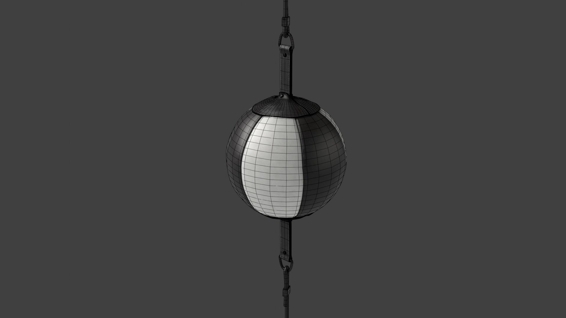 Punching Bag 8 Low-poly 3D model_10