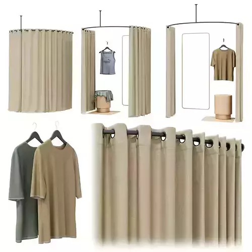 Dressing room 01 3 options