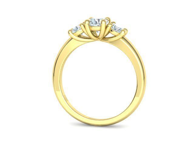 3 Stone Engagement Ring Collection Half carat Stone _35