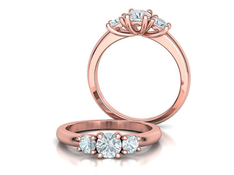 3 Stone Engagement Ring Collection Half carat Stone _31