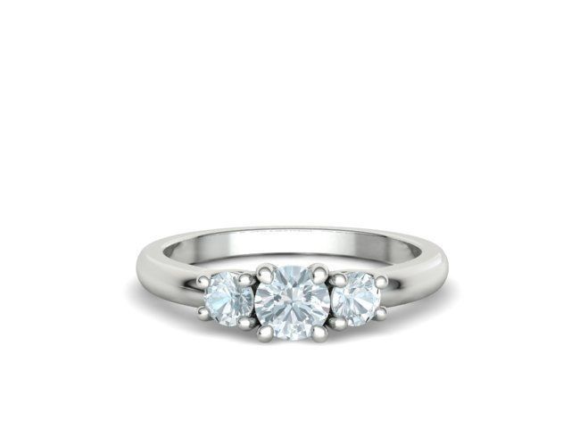 3 Stone Engagement Ring Collection Half carat Stone _39