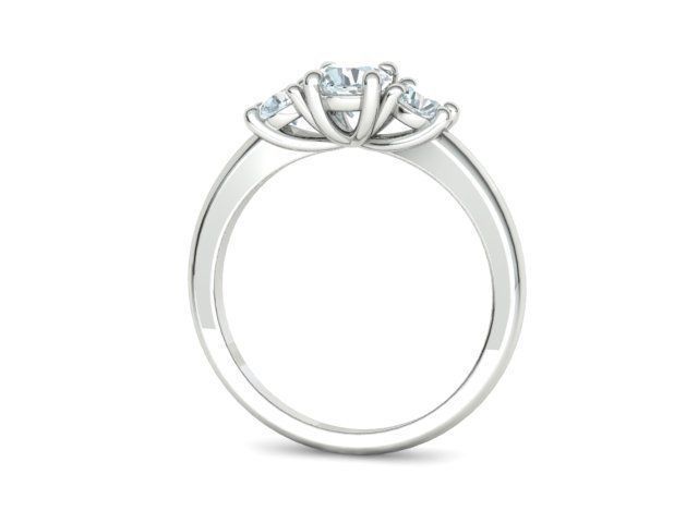 3 Stone Engagement Ring Collection Half carat Stone _36