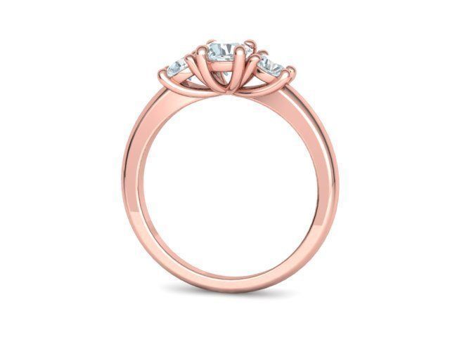 3 Stone Engagement Ring Collection Half carat Stone _34