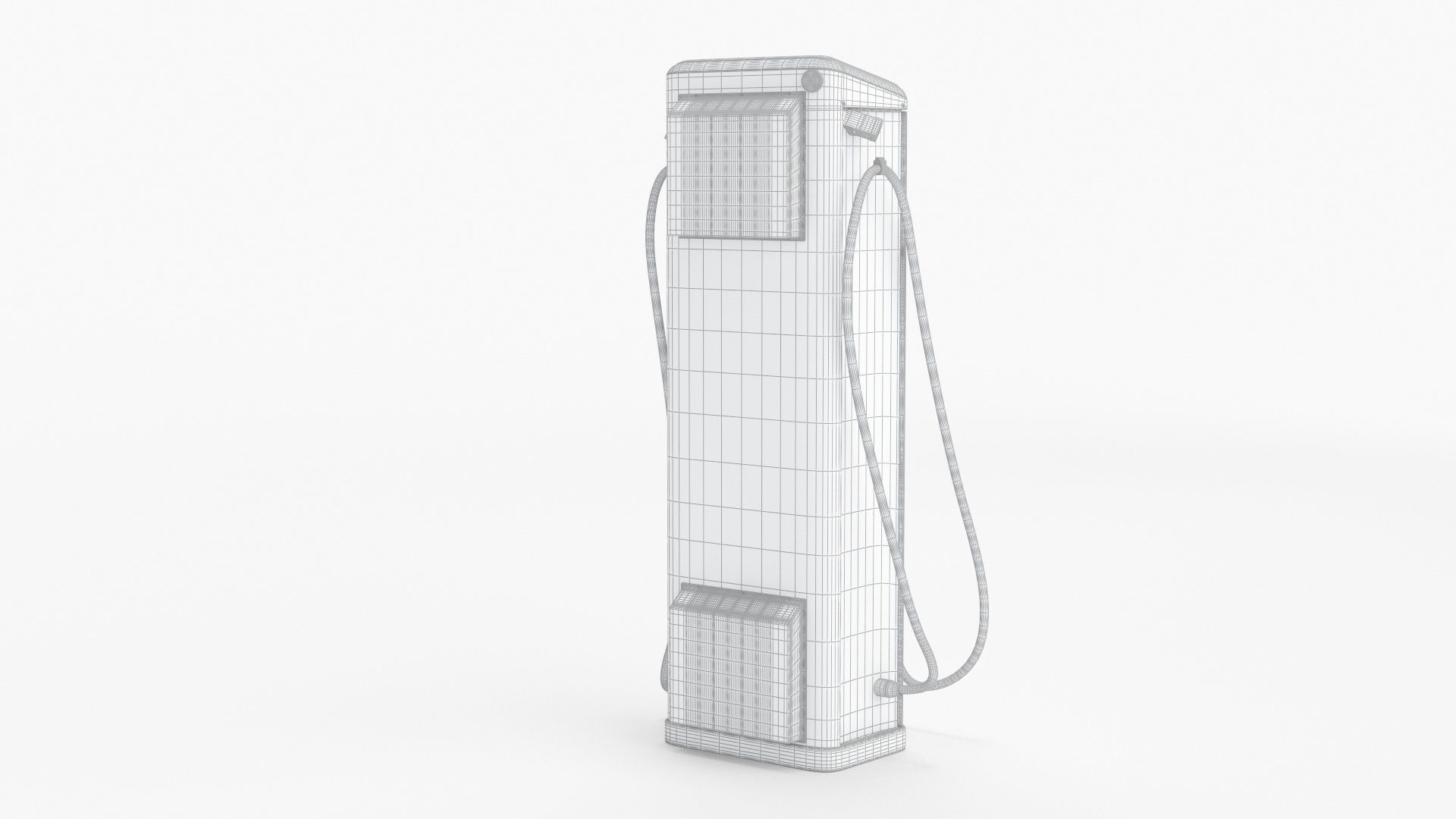 BTC Power 50 kW Slim Line DC EV Fast Car Charger Station 3D model_11