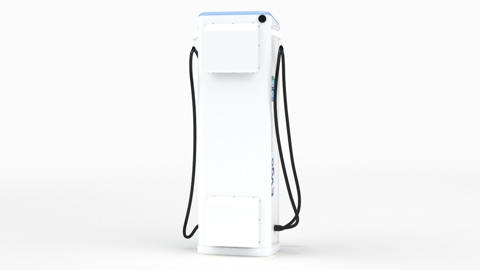 BTC Power 50 kW Slim Line DC EV Fast Car Charger Station 3D model_27