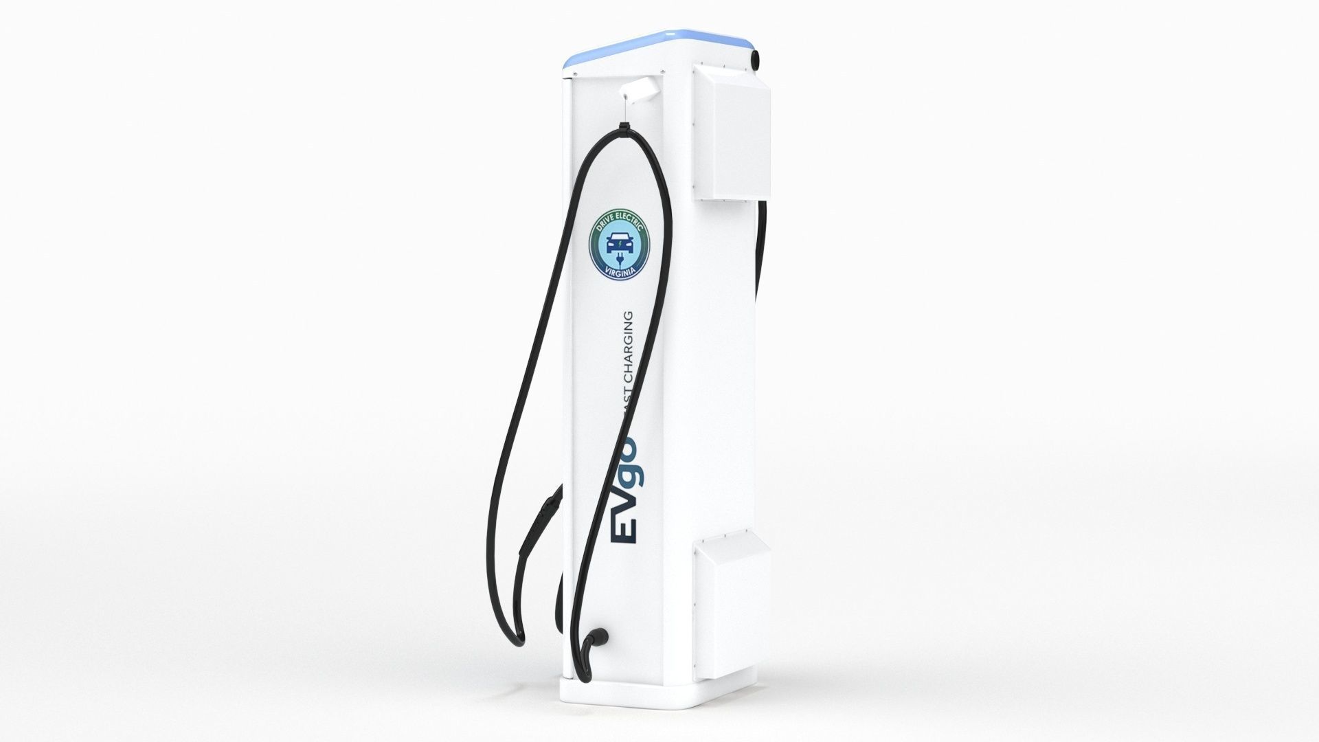 BTC Power 50 kW Slim Line DC EV Fast Car Charger Station 3D model_31