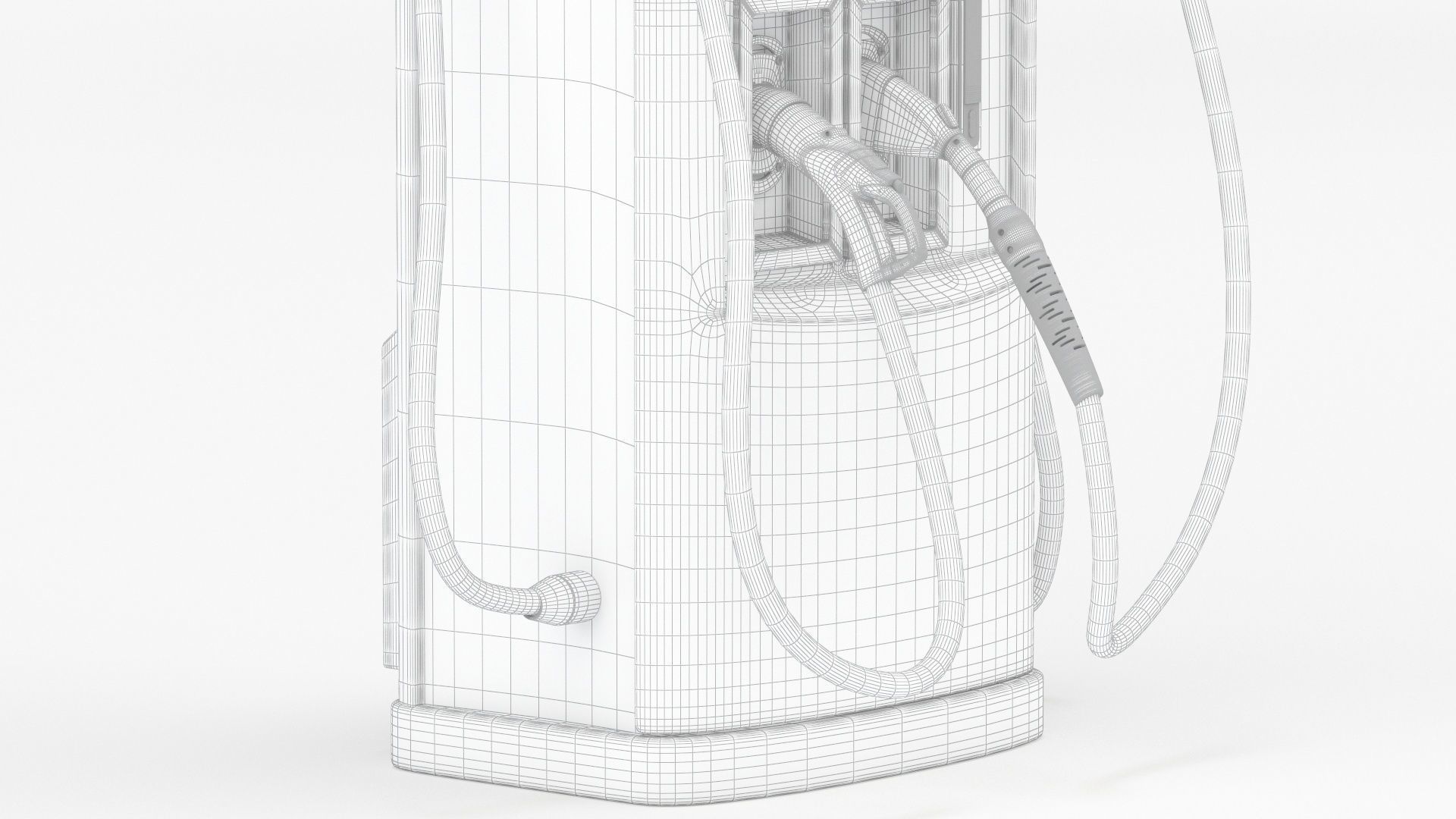 BTC Power 50 kW Slim Line DC EV Fast Car Charger Station 3D model_12