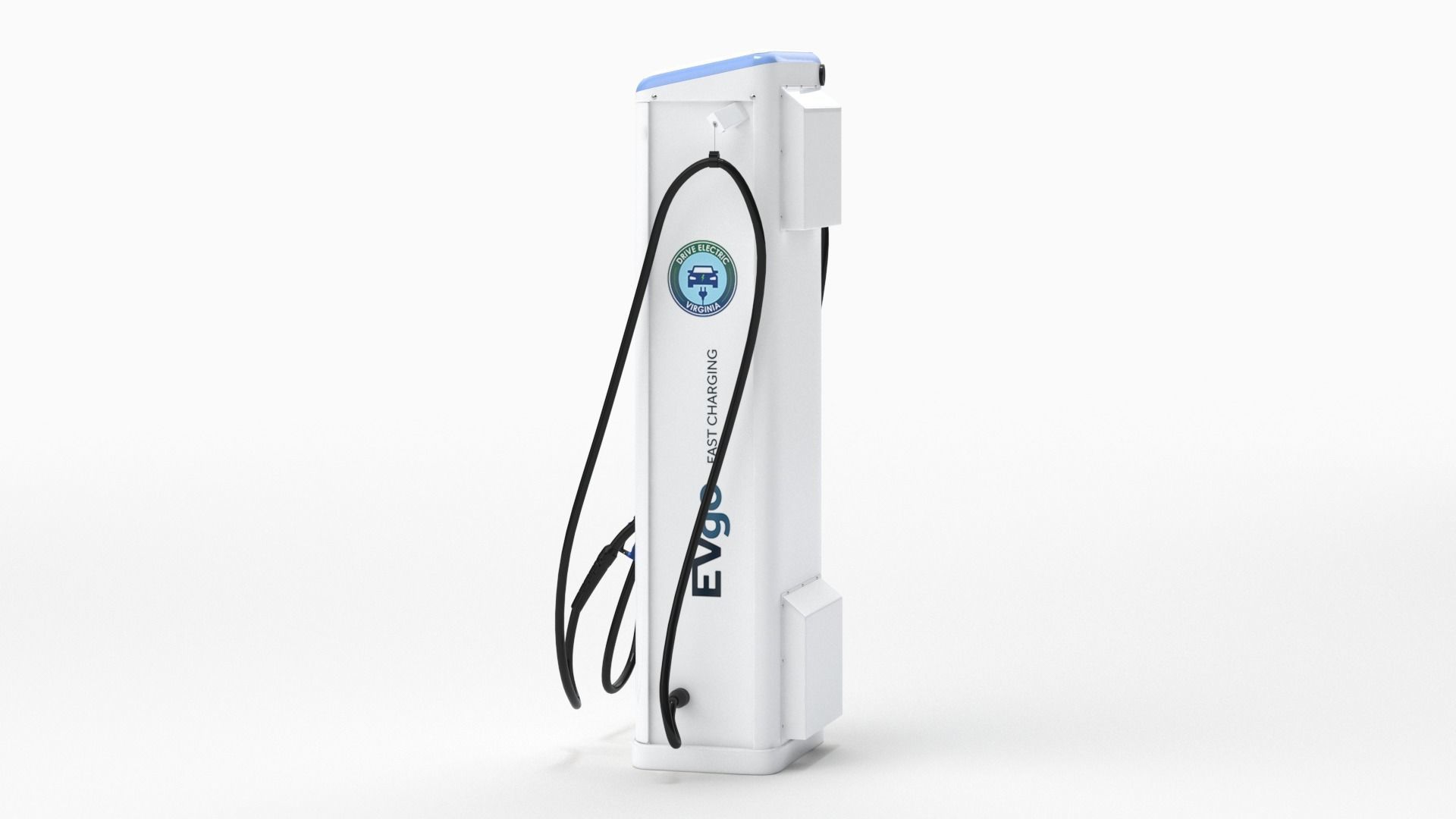 BTC Power 50 kW Slim Line DC EV Fast Car Charger Station 3D model_18