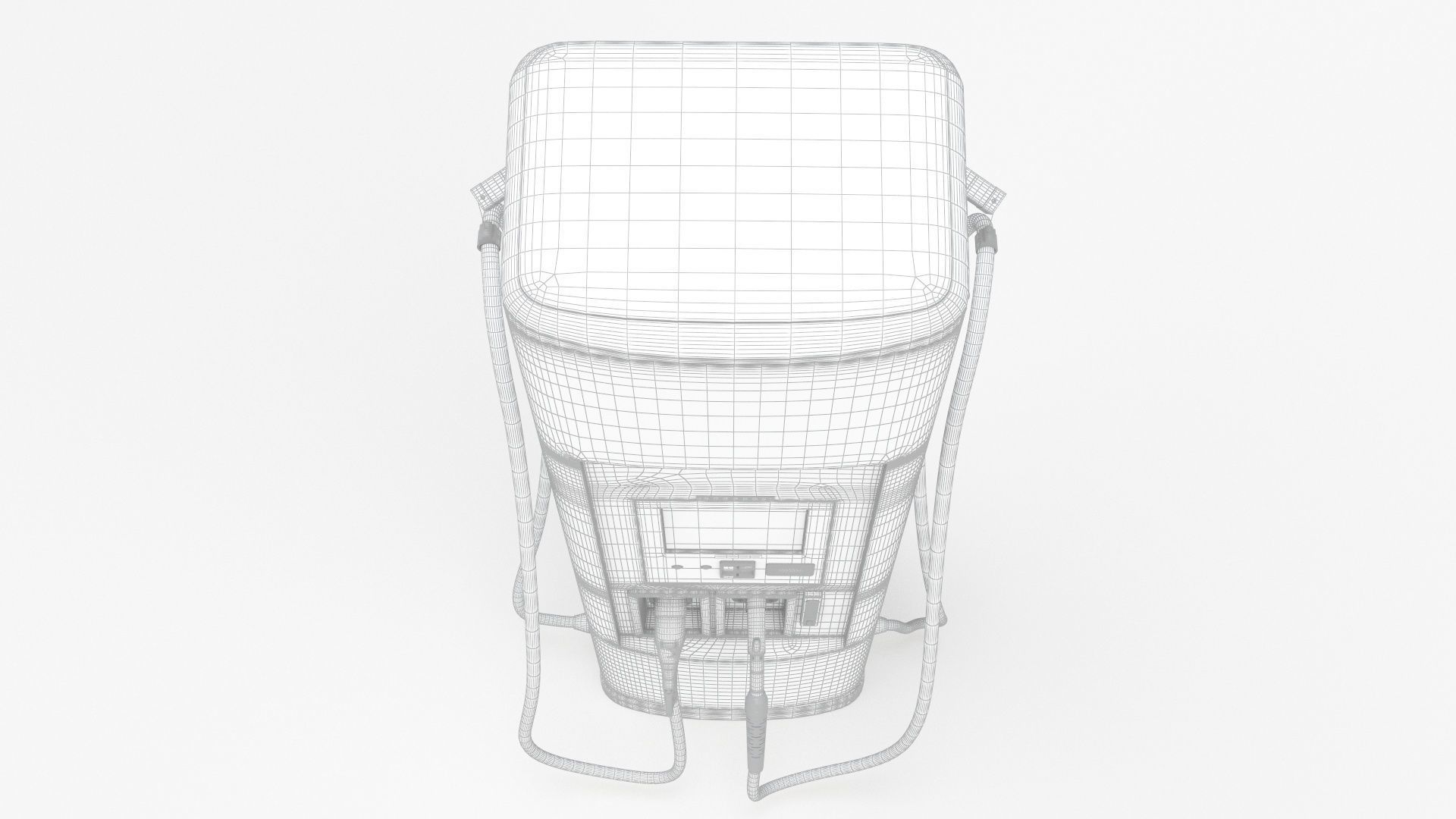 BTC Power 50 kW Slim Line DC EV Fast Car Charger Station 3D model_13