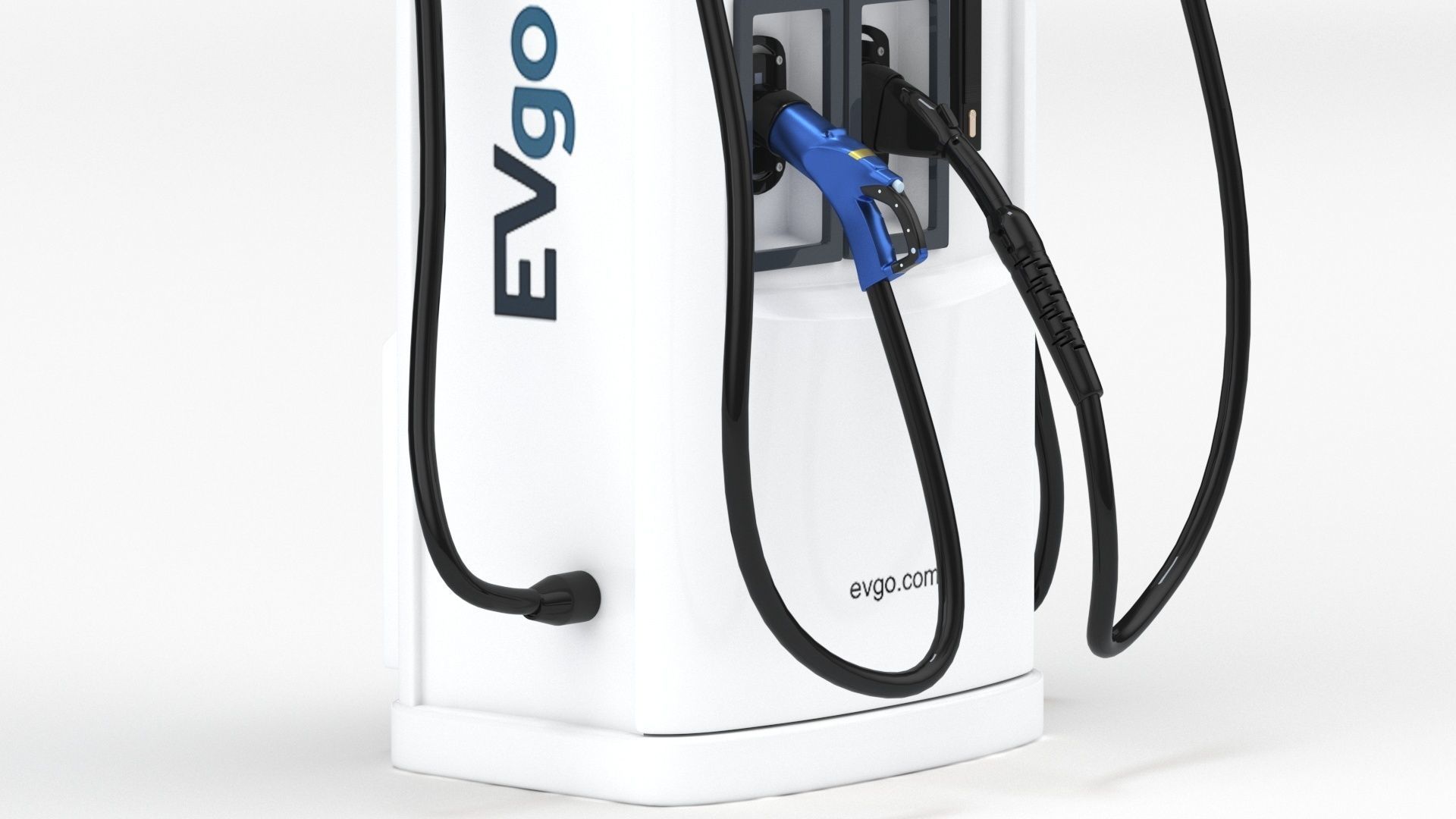 BTC Power 50 kW Slim Line DC EV Fast Car Charger Station 3D model_17