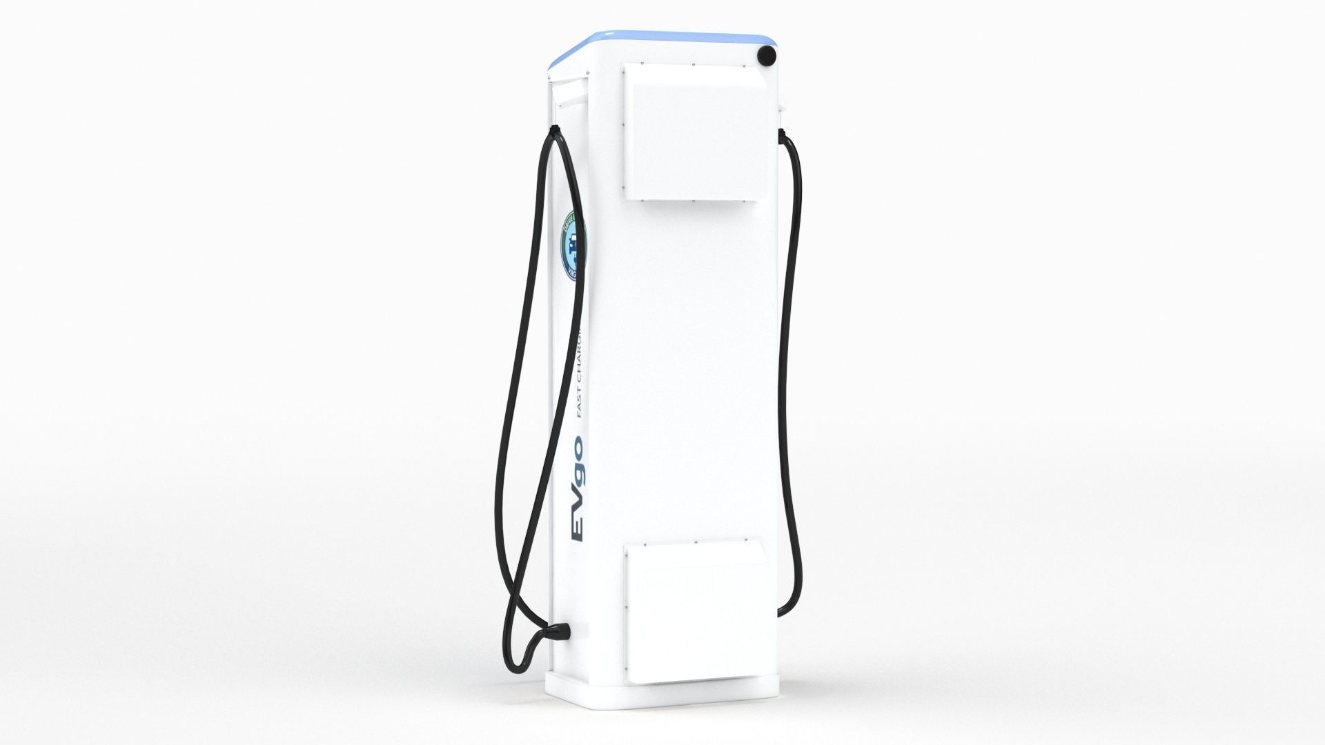 BTC Power 50 kW Slim Line DC EV Fast Car Charger Station 3D model_29