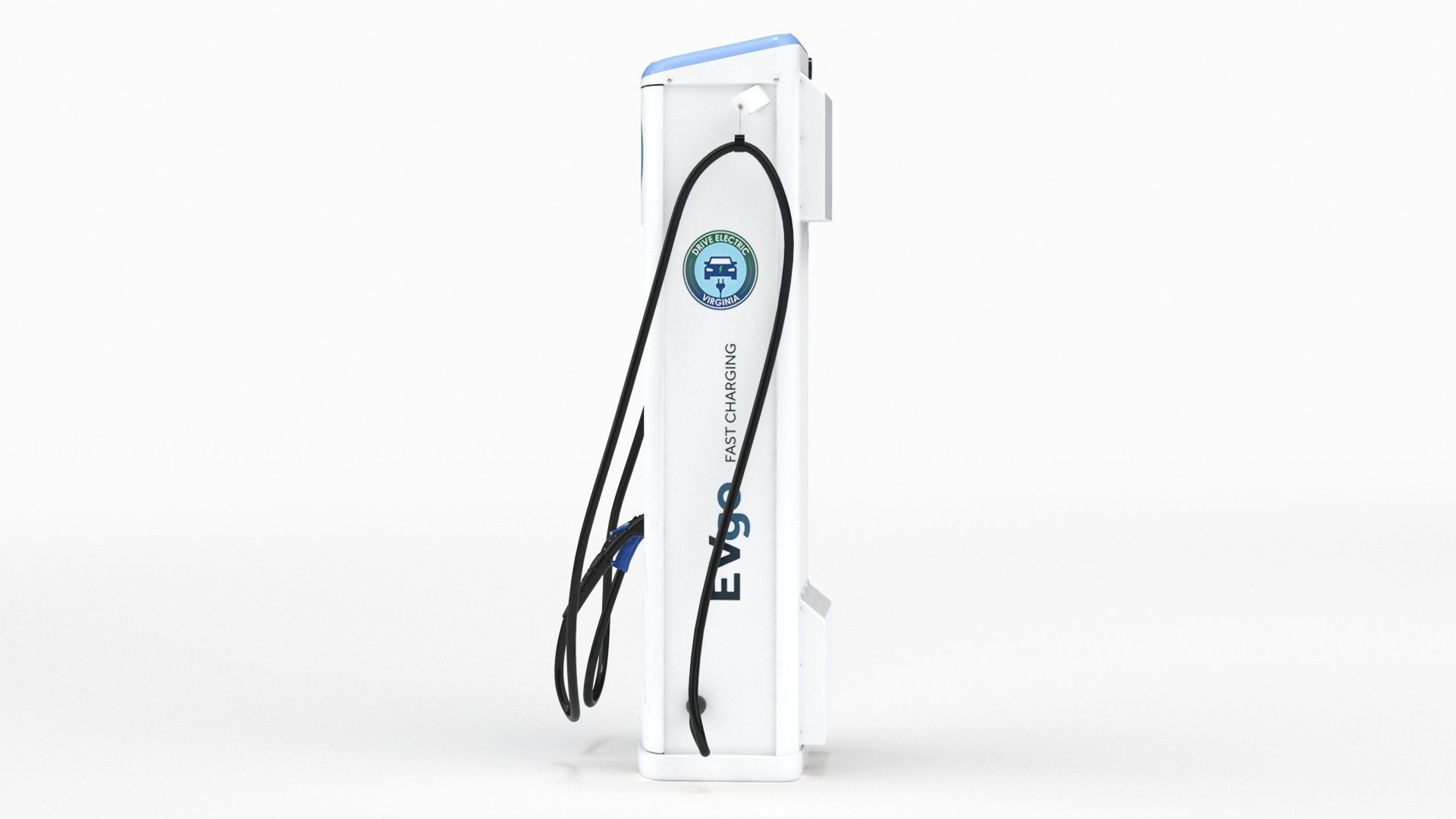 BTC Power 50 kW Slim Line DC EV Fast Car Charger Station 3D model_32