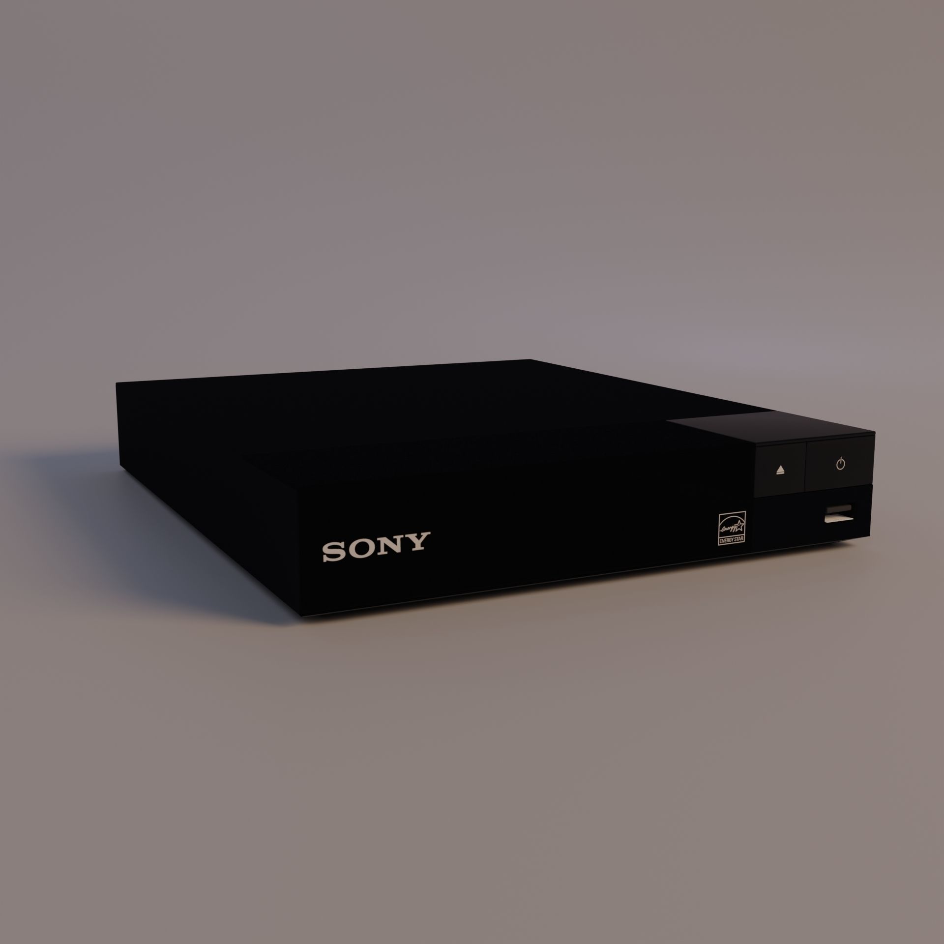 Blue-ray player 3D model_2