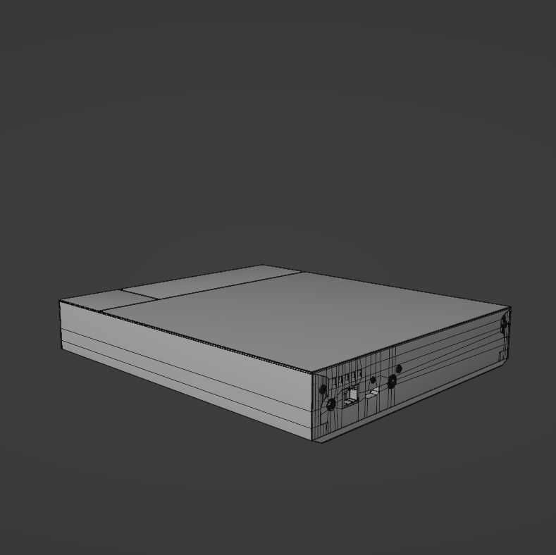 Blue-ray player 3D model_41