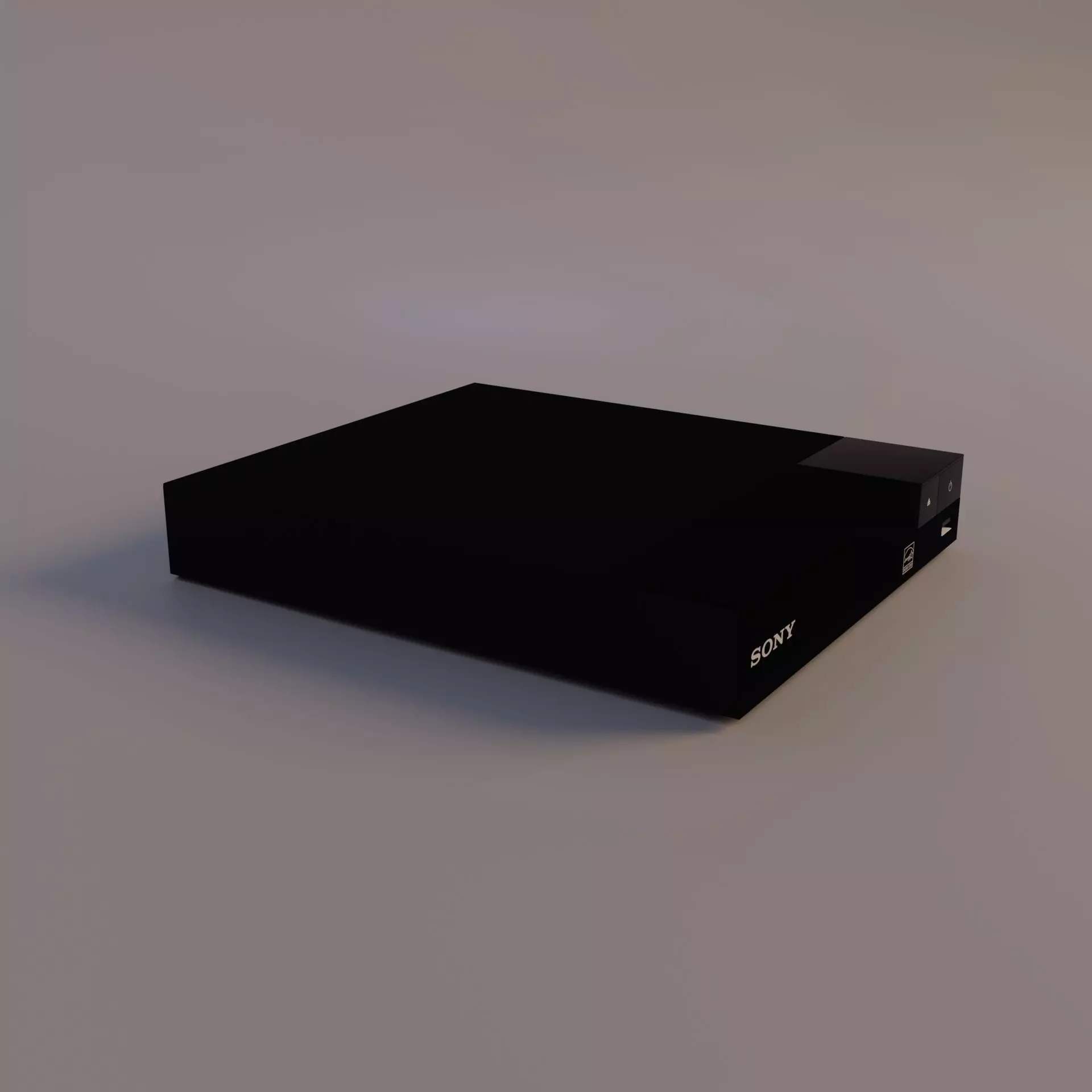 Blue-ray player 3D model_0