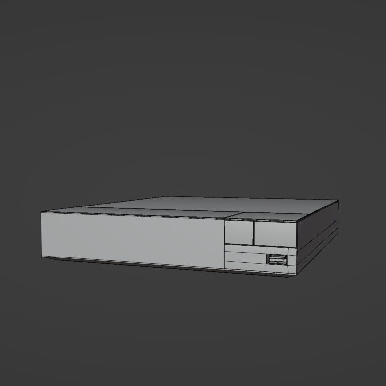 Blue-ray player 3D model_36